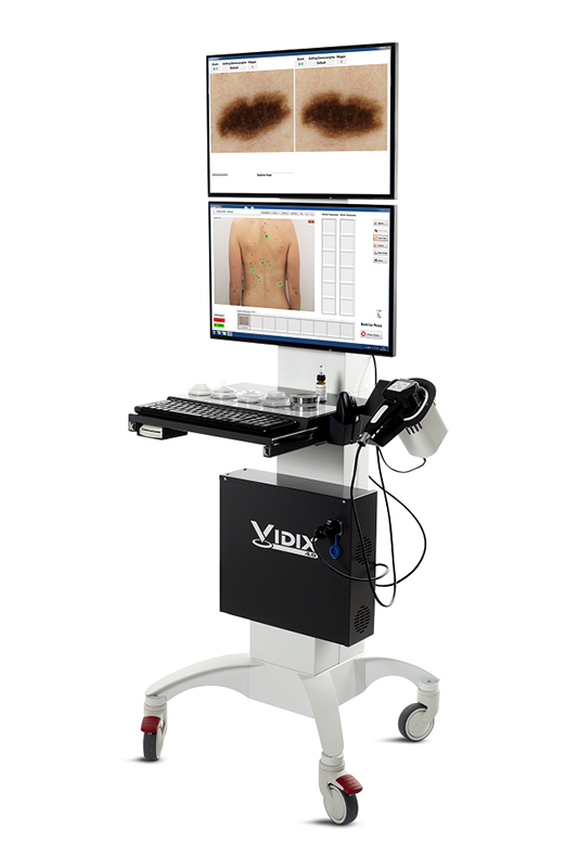 Sistem de videodermatoscopie
